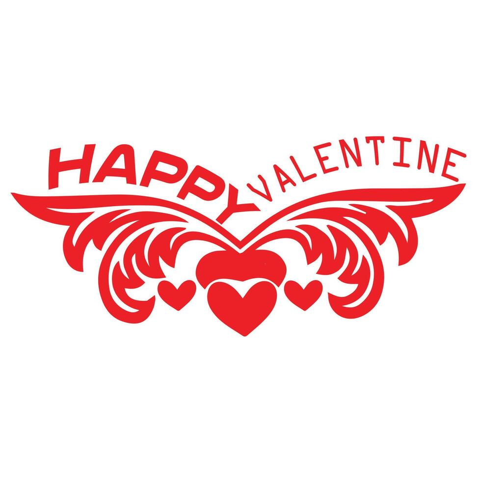 Happy Valentine Design vector