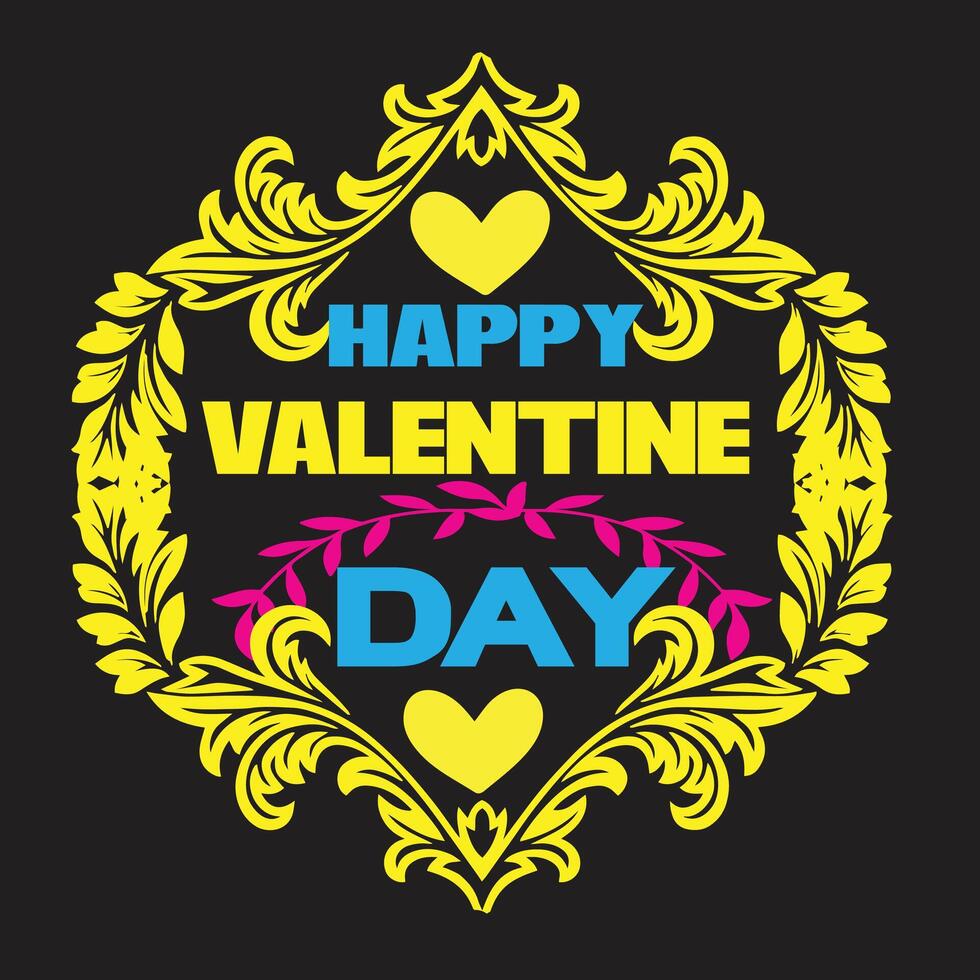Happy Valentine day Best svg vector