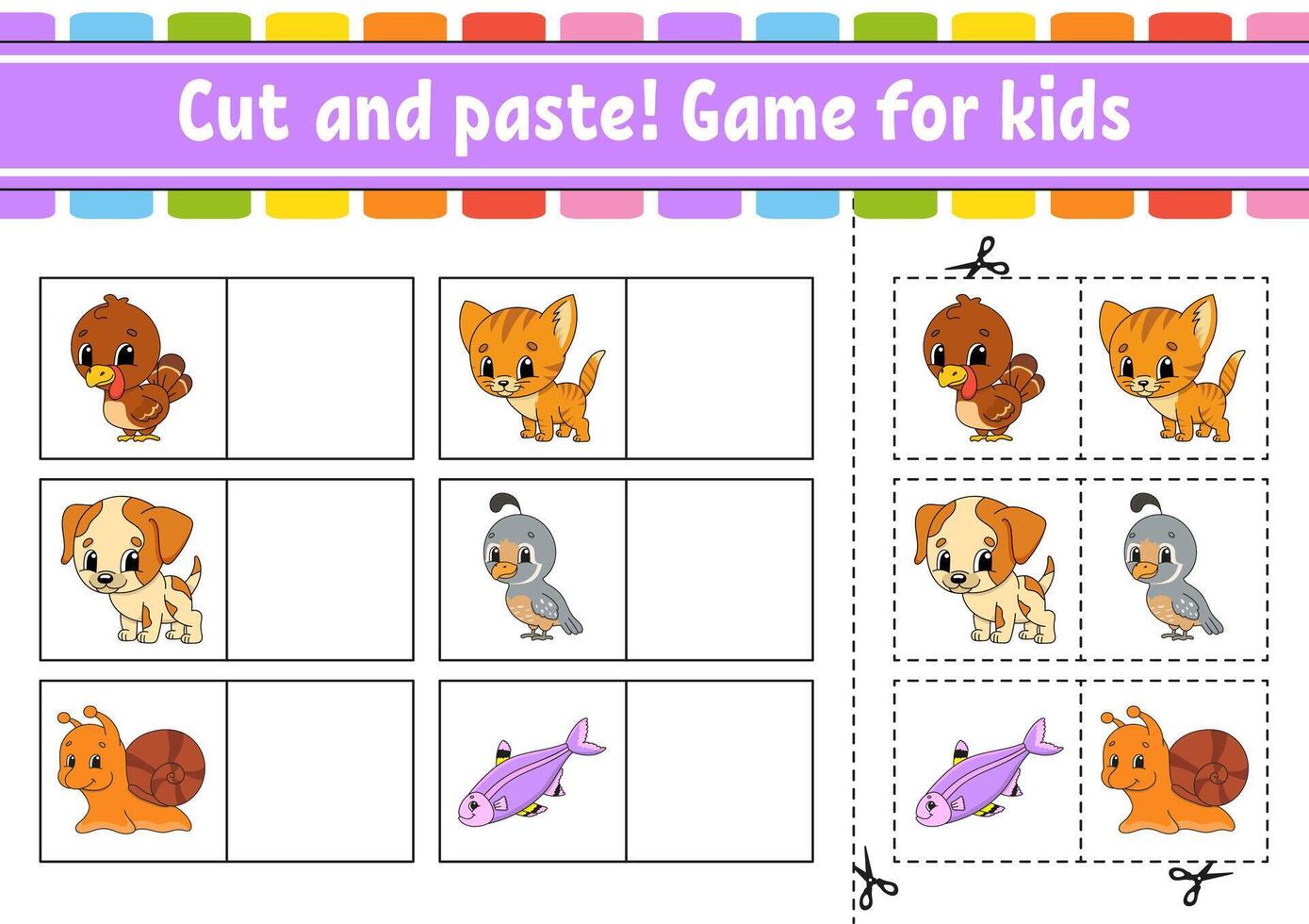 Game for kids vector
