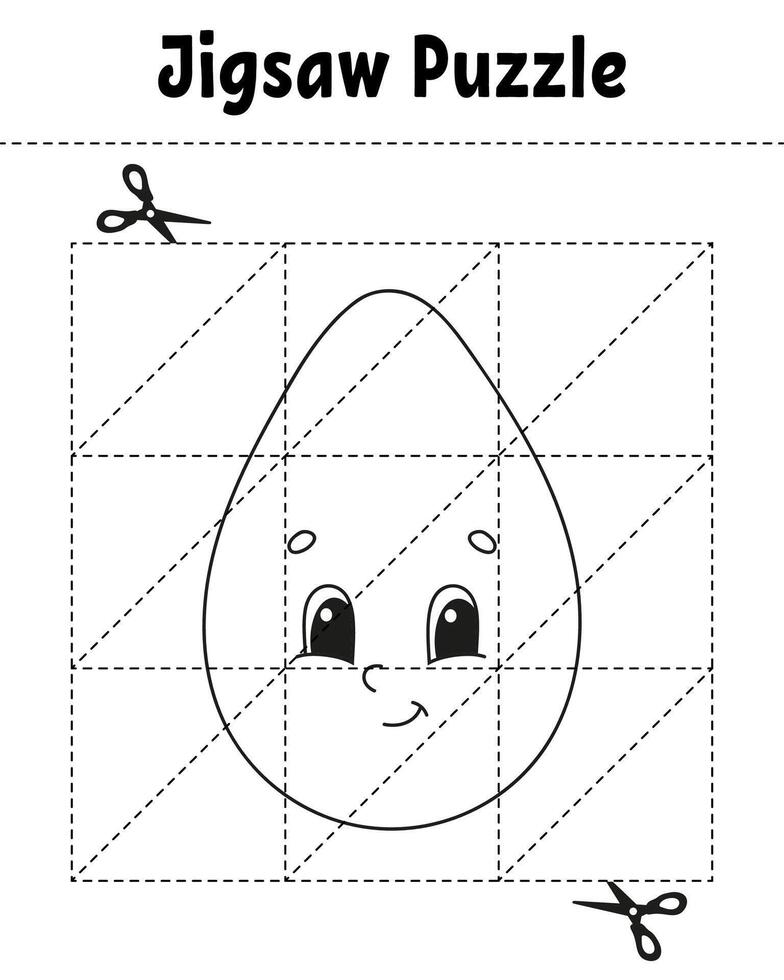 Cute character cartoon. vector