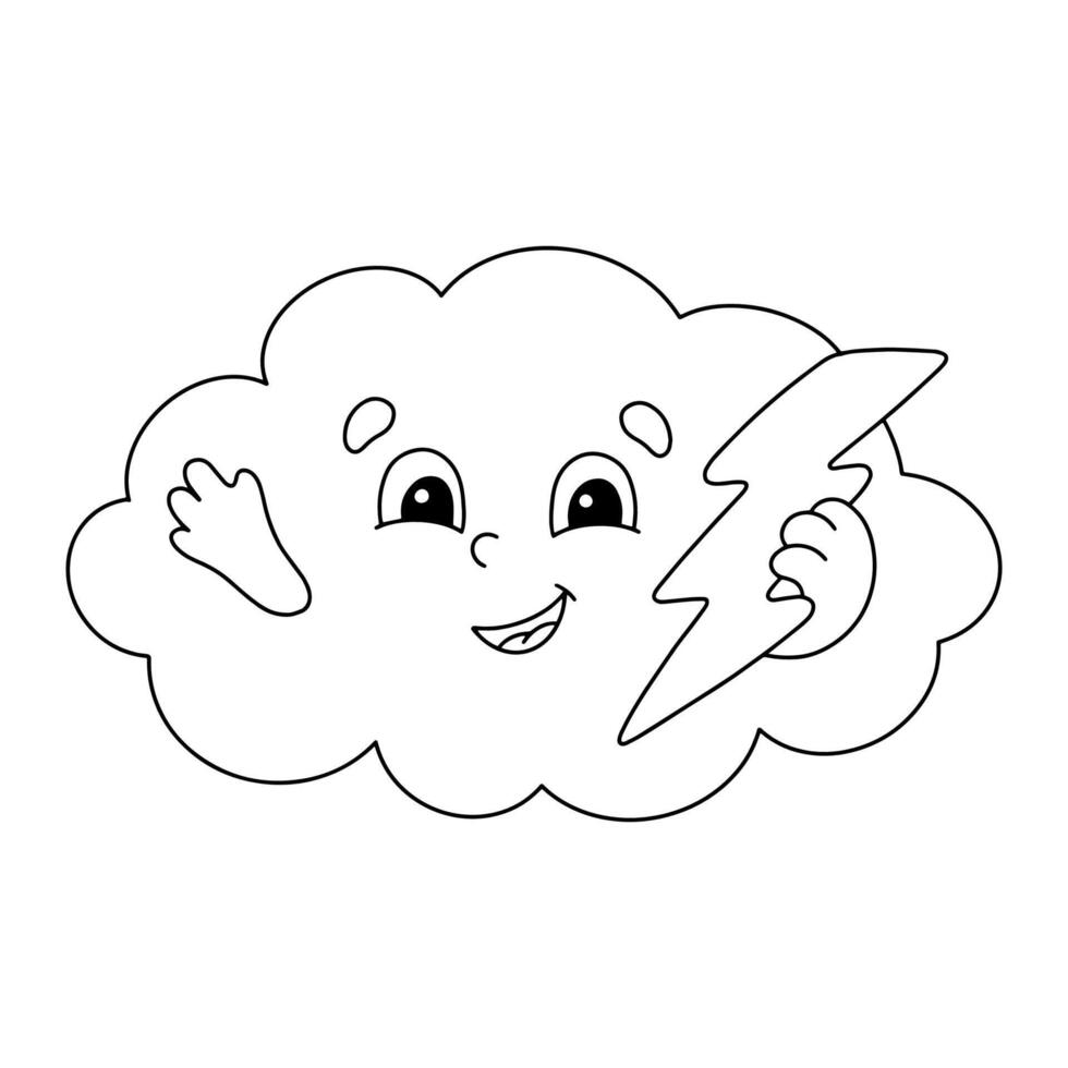 Cartoon character. Isolated on white background. vector