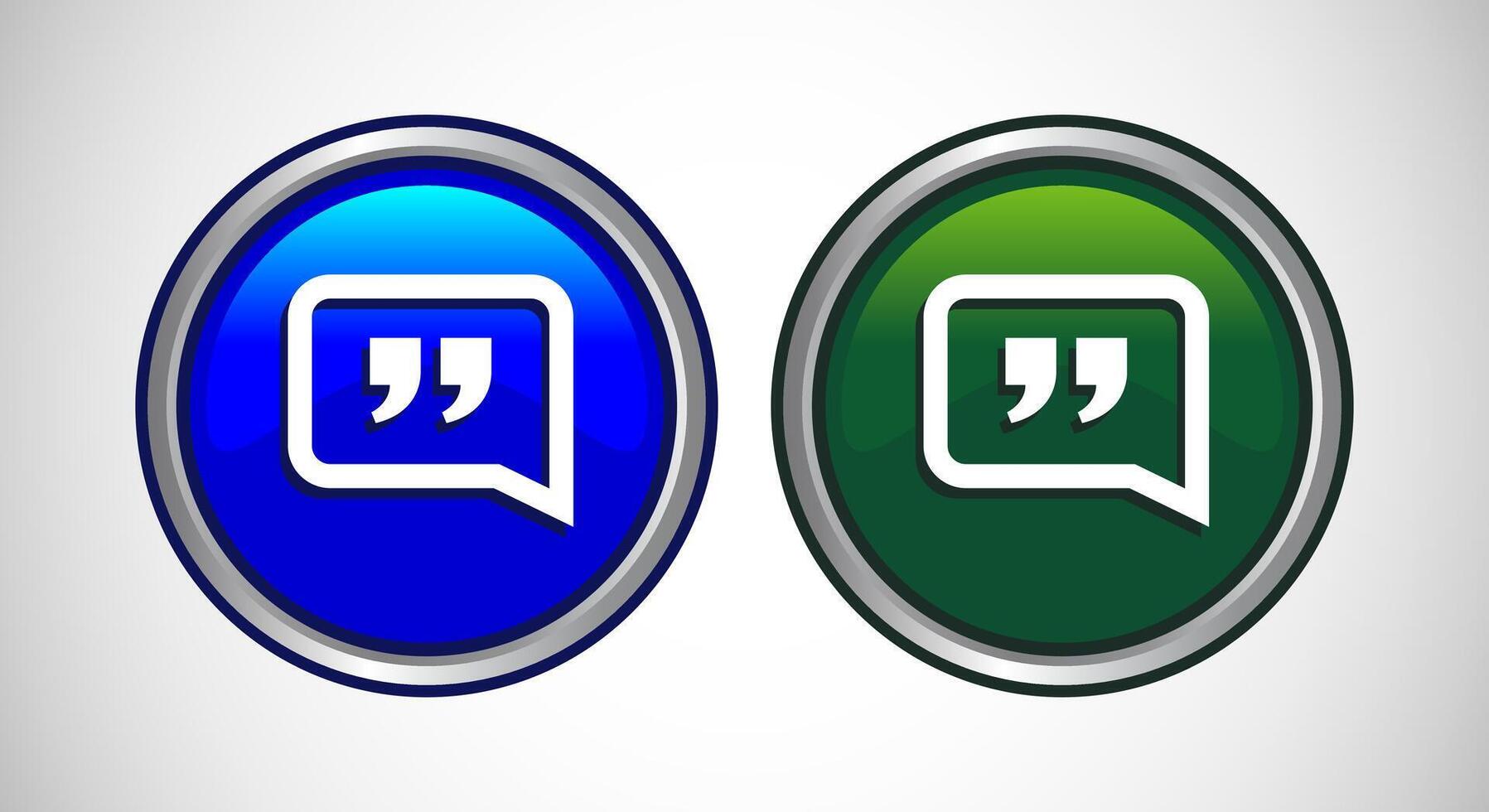 Testimonial Icon Button Set Design Illustration vector