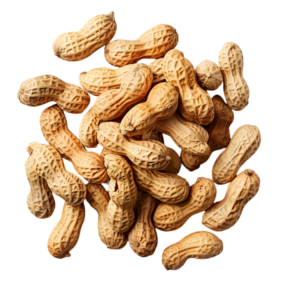 Peanuts isolated on a transparent background png