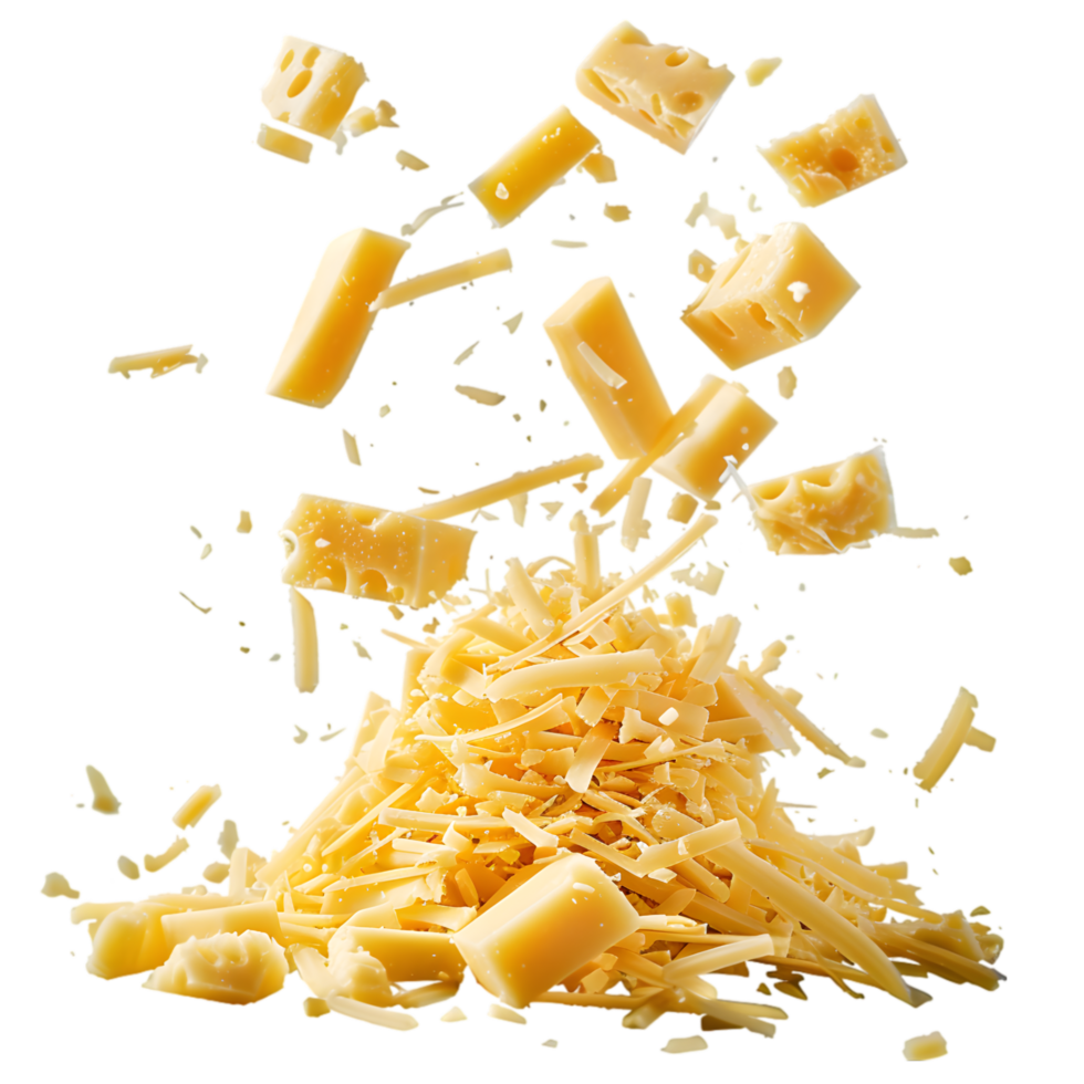 Swiss cheese explosion isolated on a transparent background png