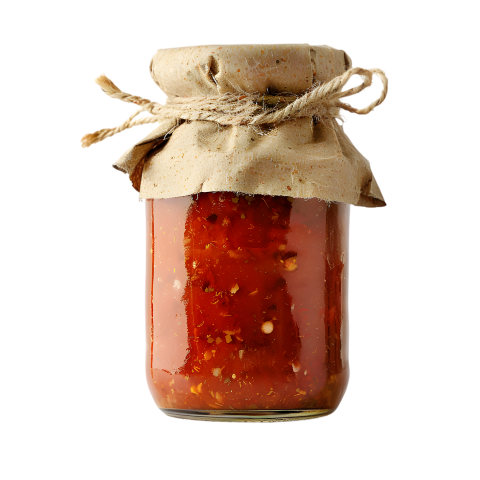 Gourmet Pasta Jar Sauce on Transparent Background png