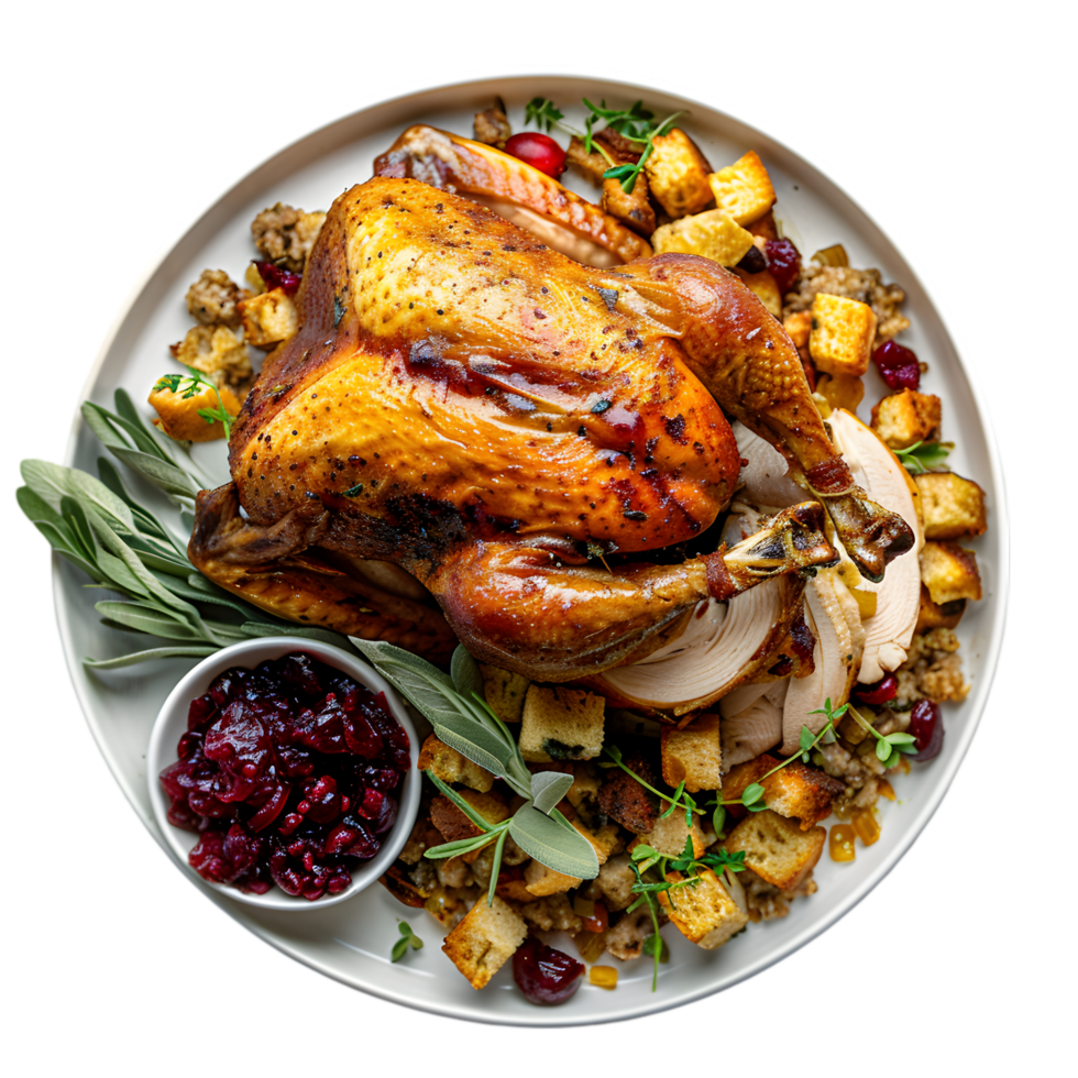 Turkey Roast on Transparent Background png