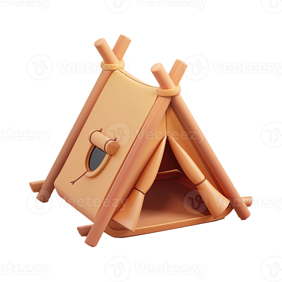 3D tent icon png