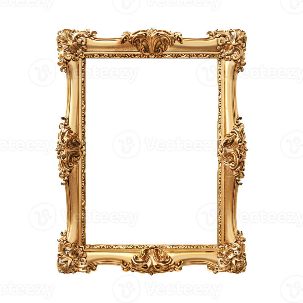 Vintage picture frame png