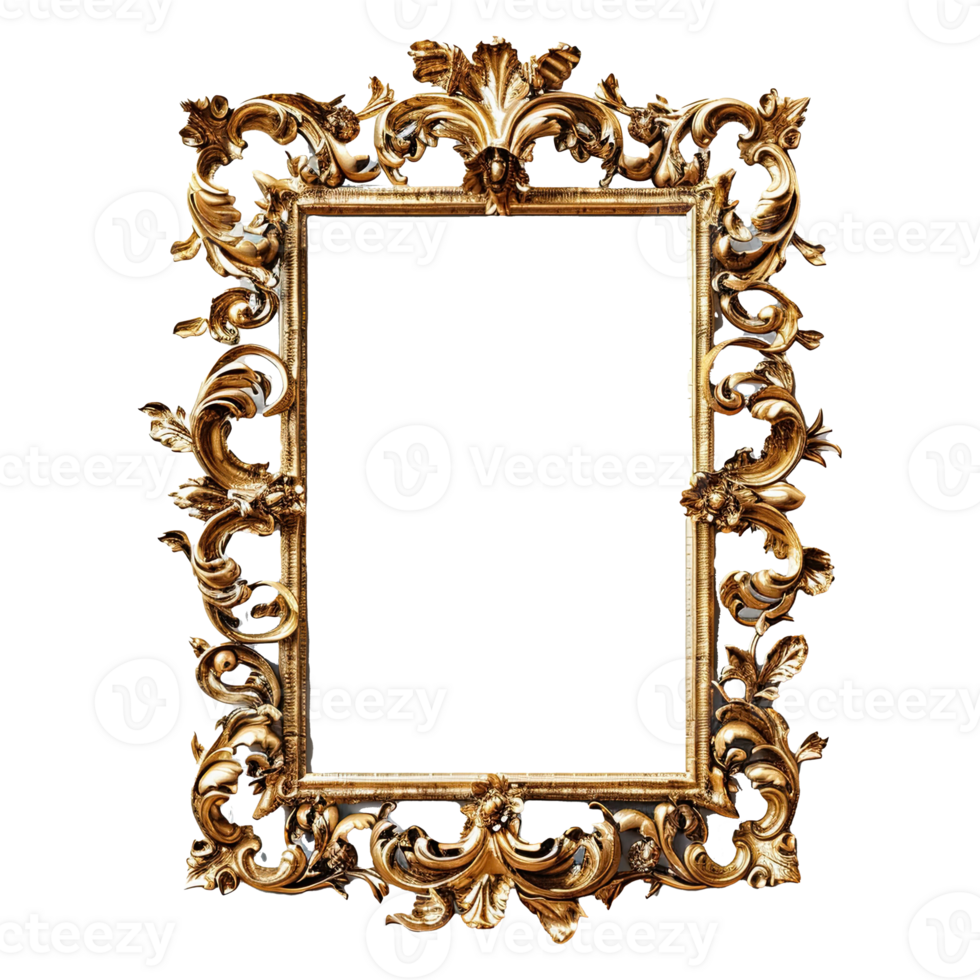 Vintage picture frame png