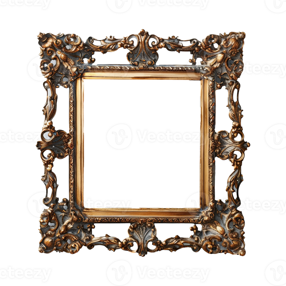 Vintage picture frame png