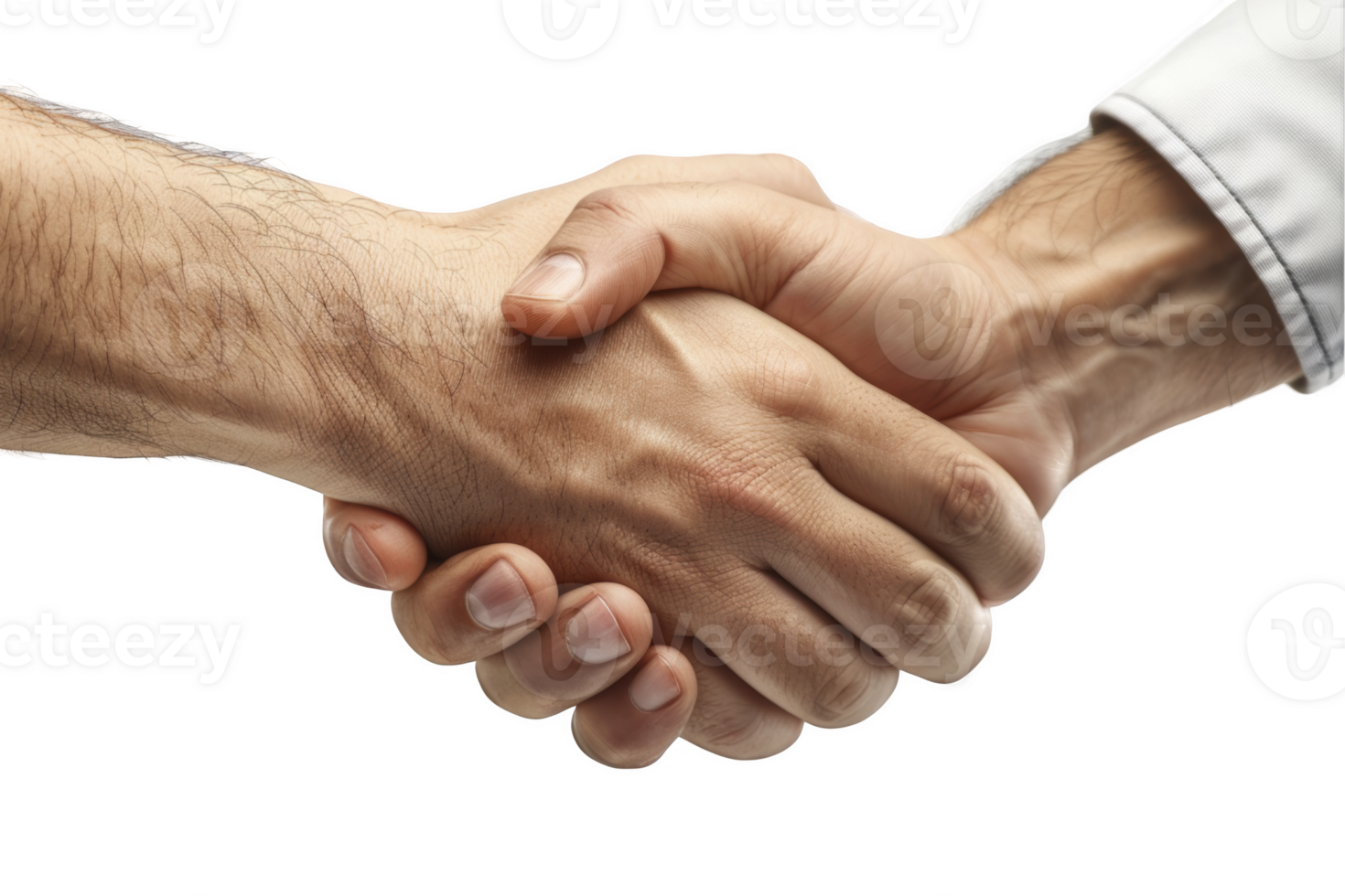 men's handshake isolated on transparent background png