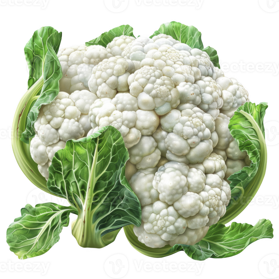 cauliflower isolated on transparent background png