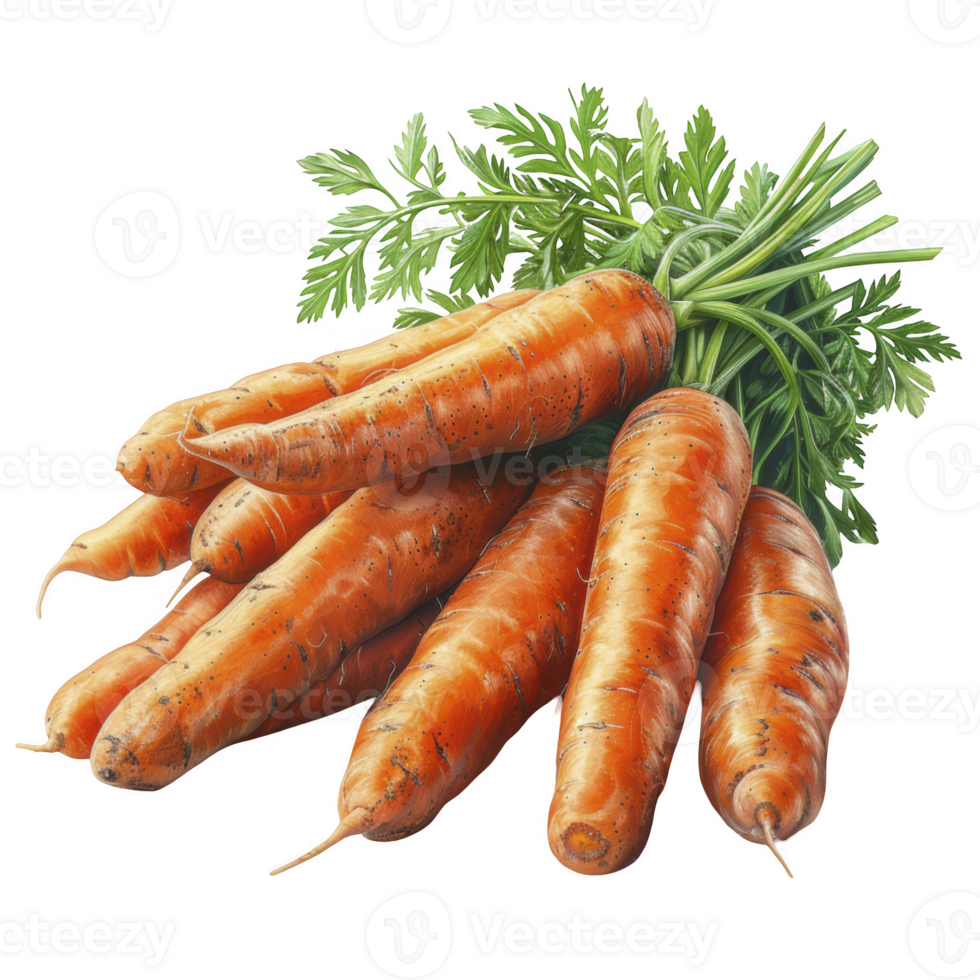 Carrot isolated on transparent background png