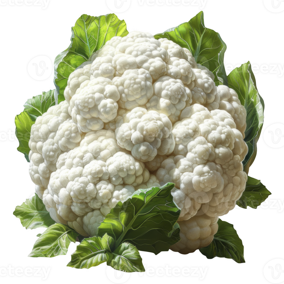 cauliflower isolated on transparent background png