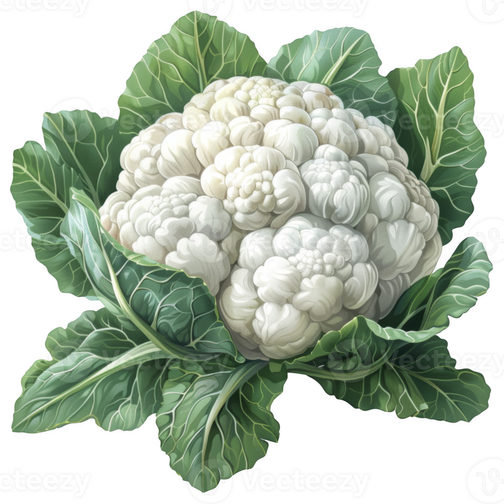 cauliflower isolated on transparent background png