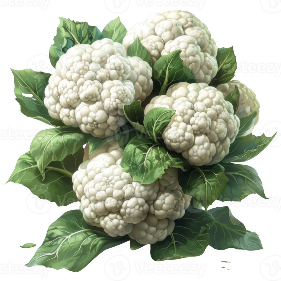cauliflower isolated on transparent background png