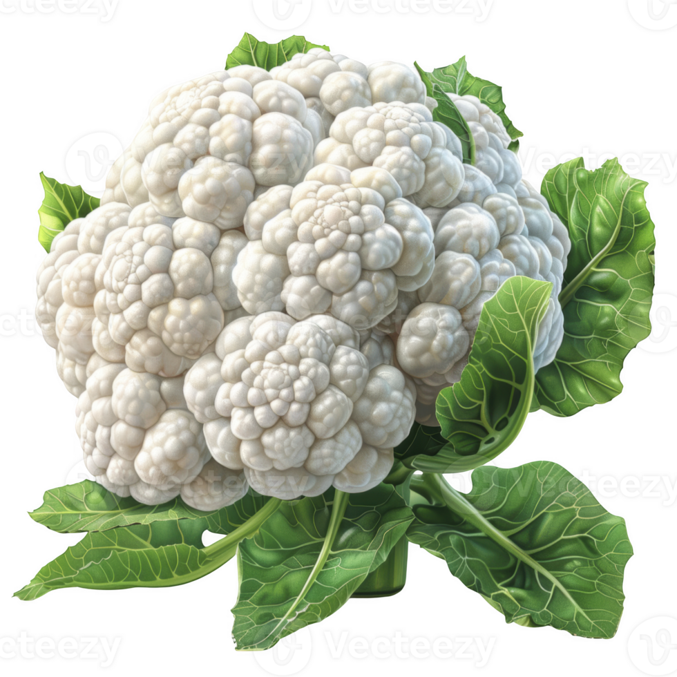 cauliflower isolated on transparent background png