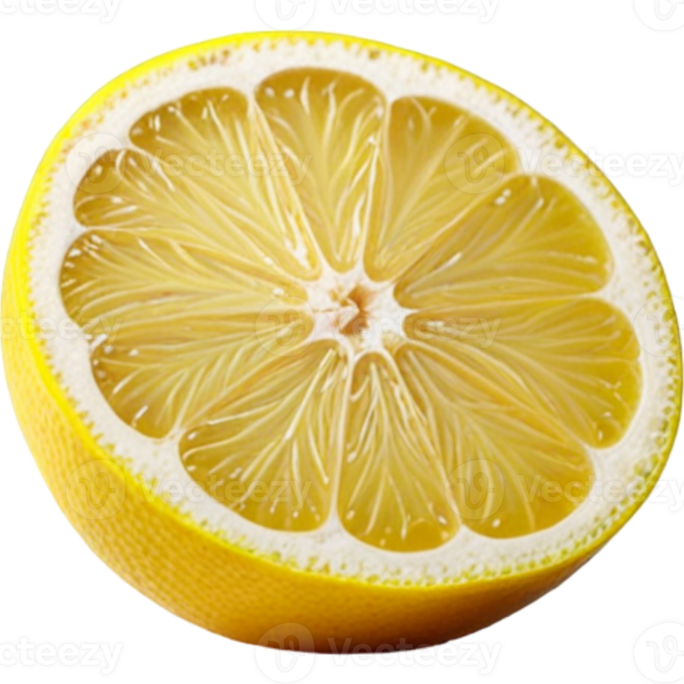 Yellow lemon slices png
