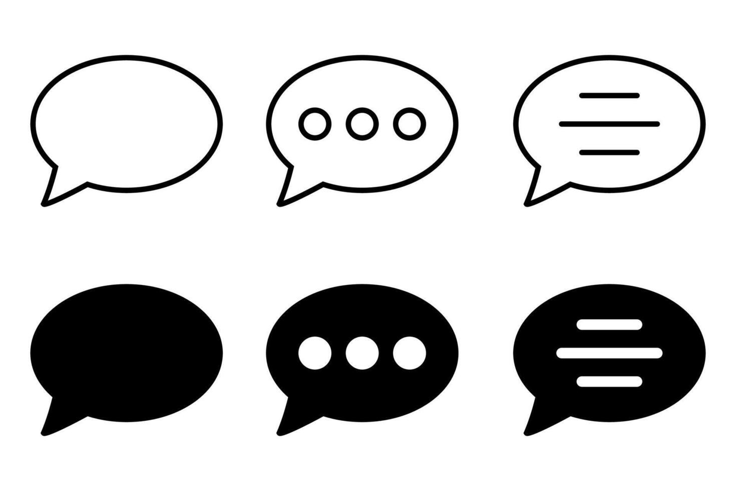Chat icon. Talk bubble speech icon. Dialogue balloon icon. vector