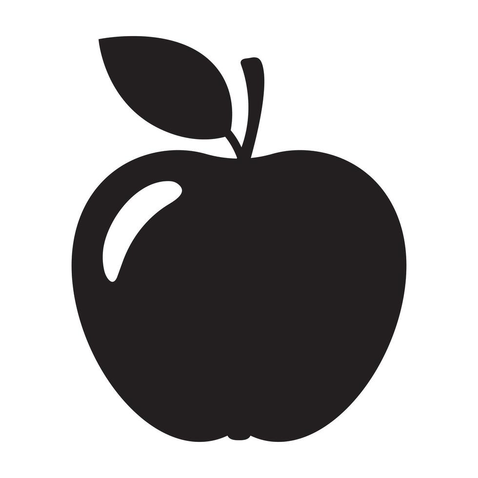 Apple icon. Apple sign symbol for web site and app design. vector