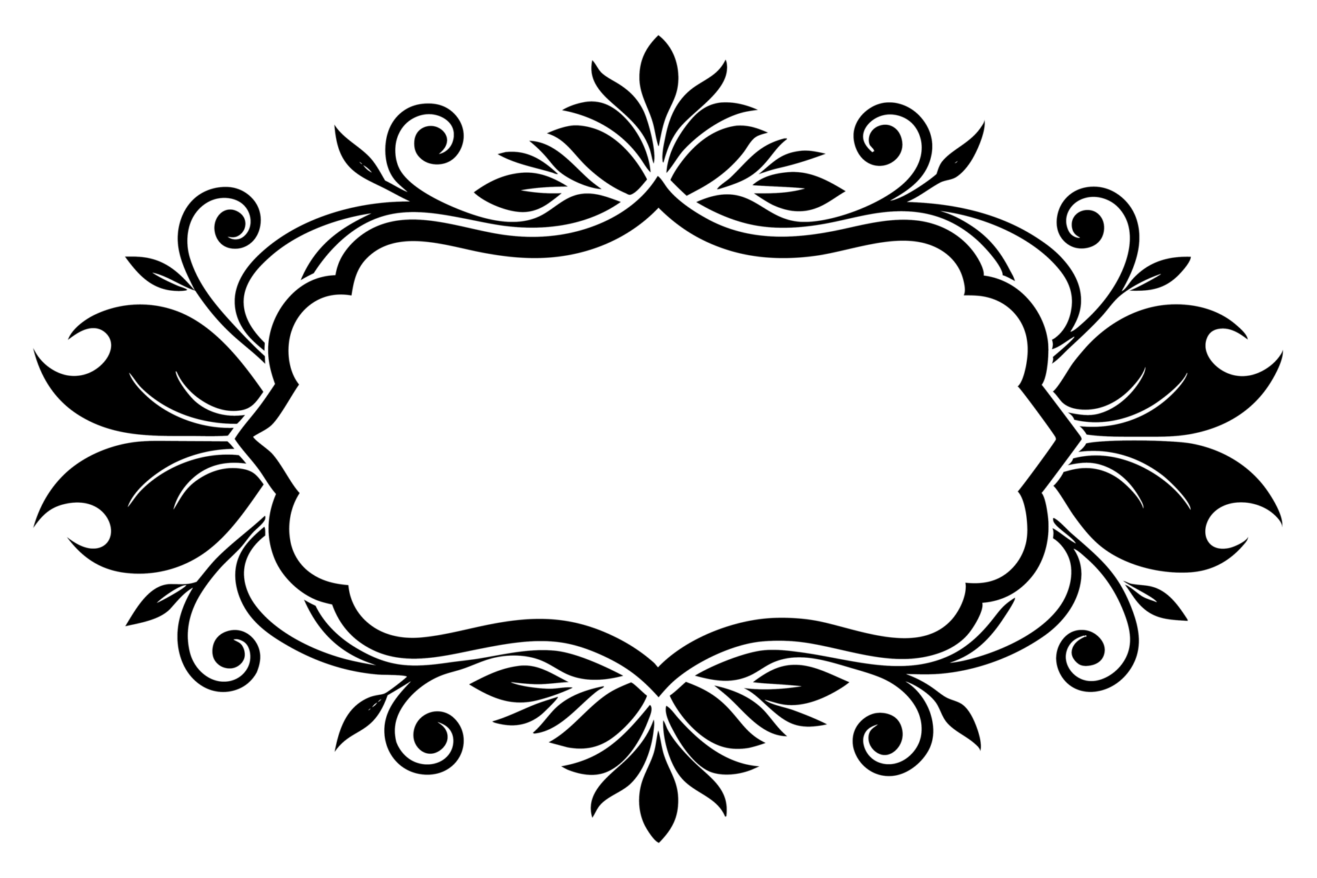 circular design with floral and leafy patterns radiates symmetrically