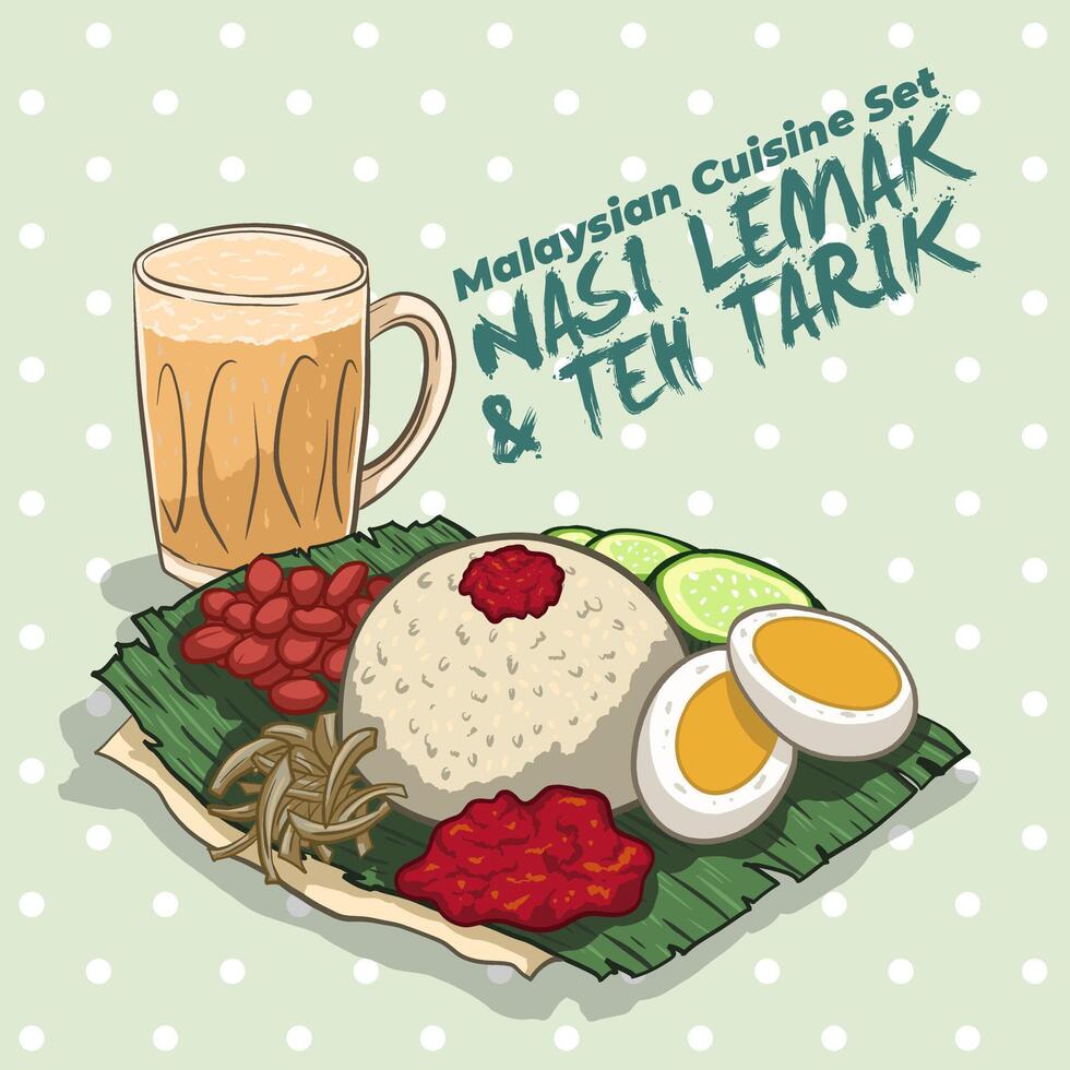 Malaysian Cuisine 2 vector