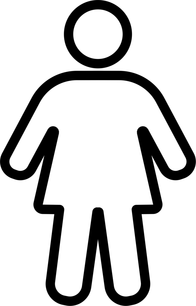Women simple Icon png
