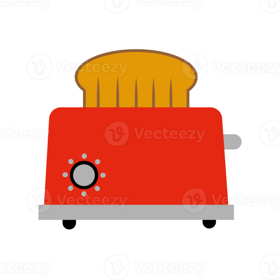 Modern toaster icon. Toasted bread. Breakfast. png