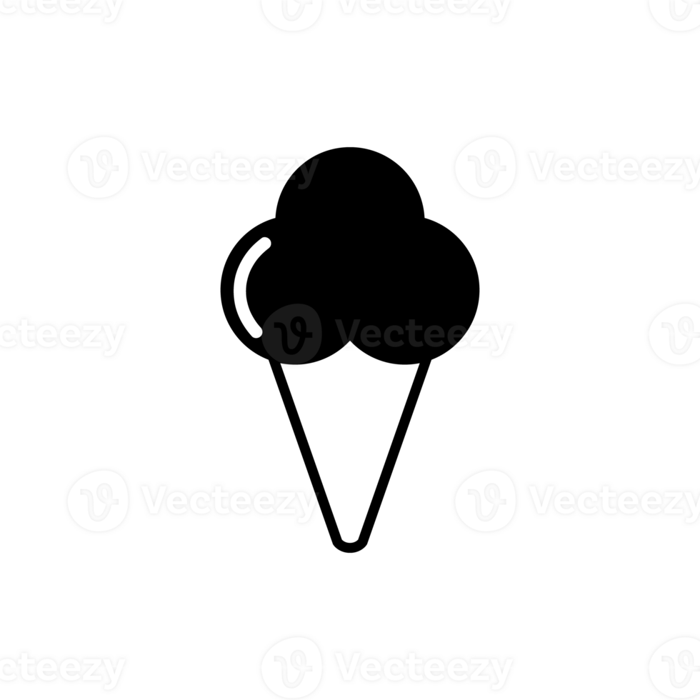 ice cream, summer line icon, outline logo illustration png