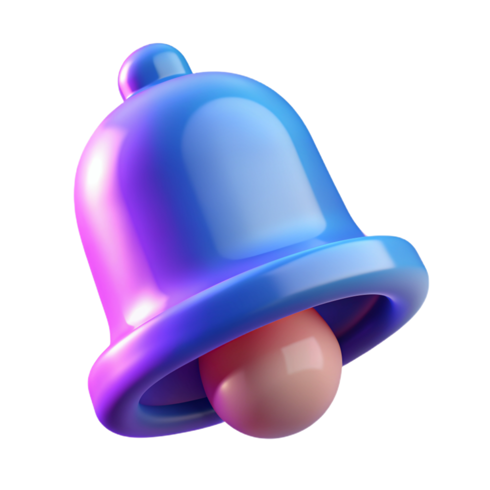 Notification 3D Notification icon 3D Notification symbol 3D Notification design png