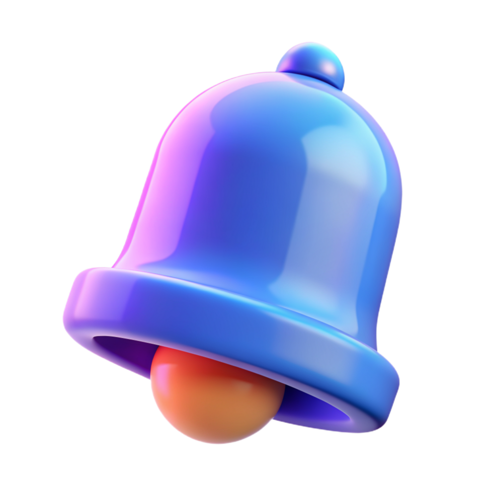 Notification 3D Notification icon 3D Notification symbol 3D Notification design png
