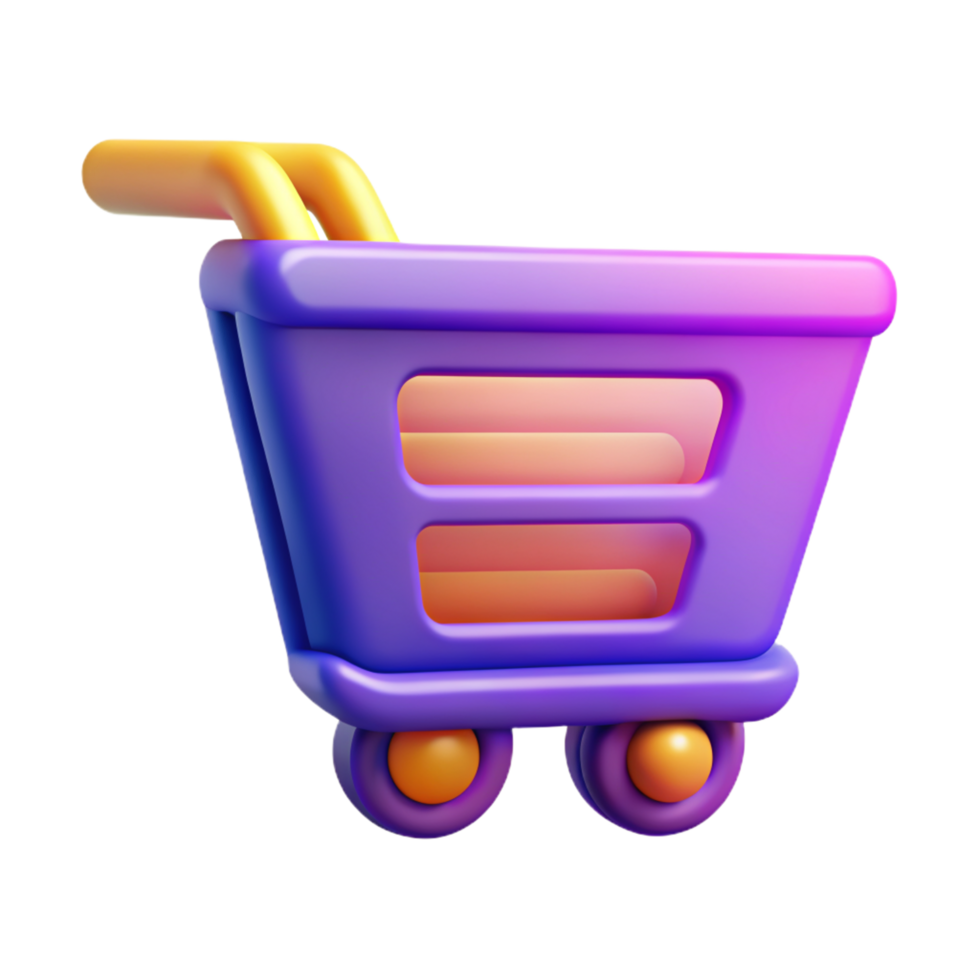 Shopping Cart 3D Shopping Cart icon 3D Shopping Cart symbol png