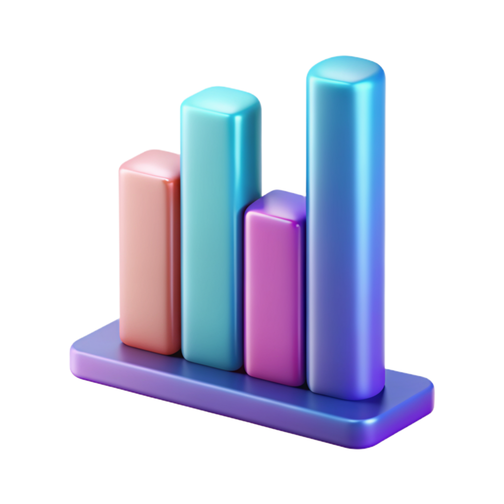 Charts 3D chats icon 3D chats design 3D chats symbol png
