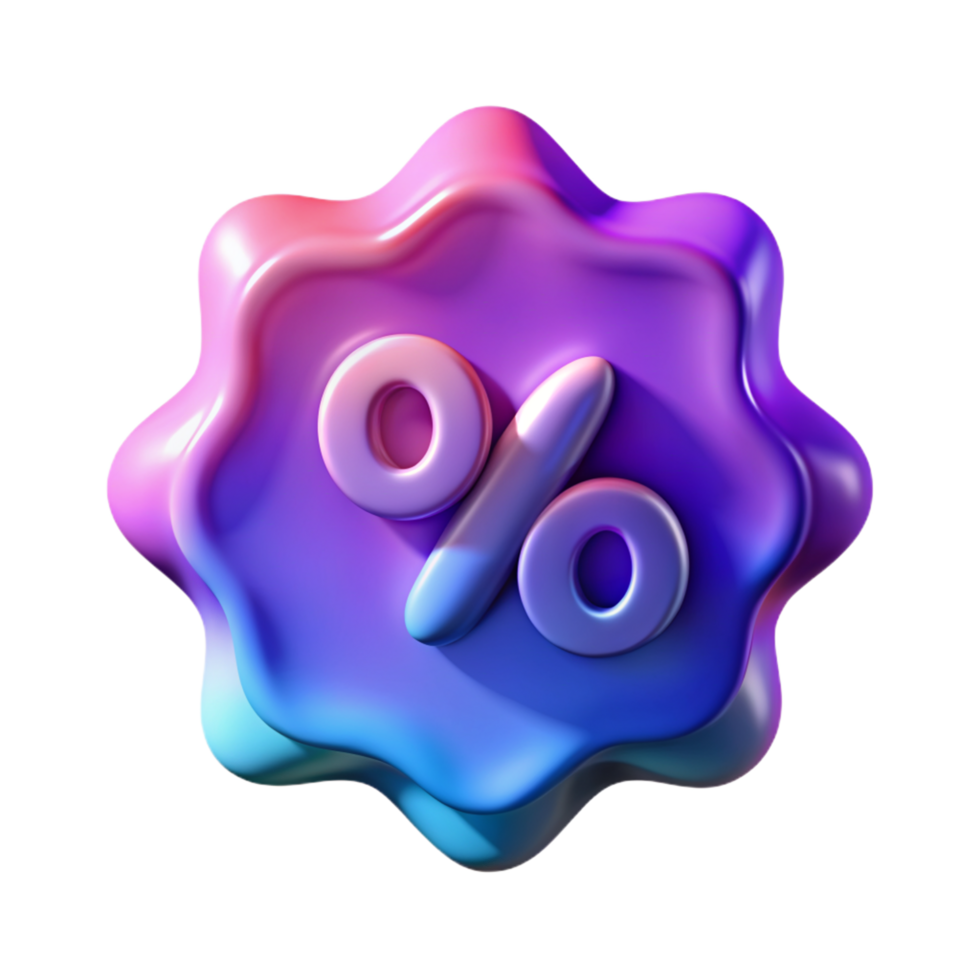 Discount 3D discount icon Discount 3D percentage icon Discount 3D discount symbol png