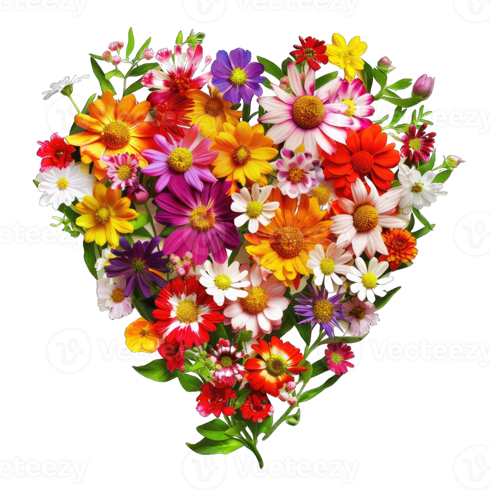Leaves in shape of heart png