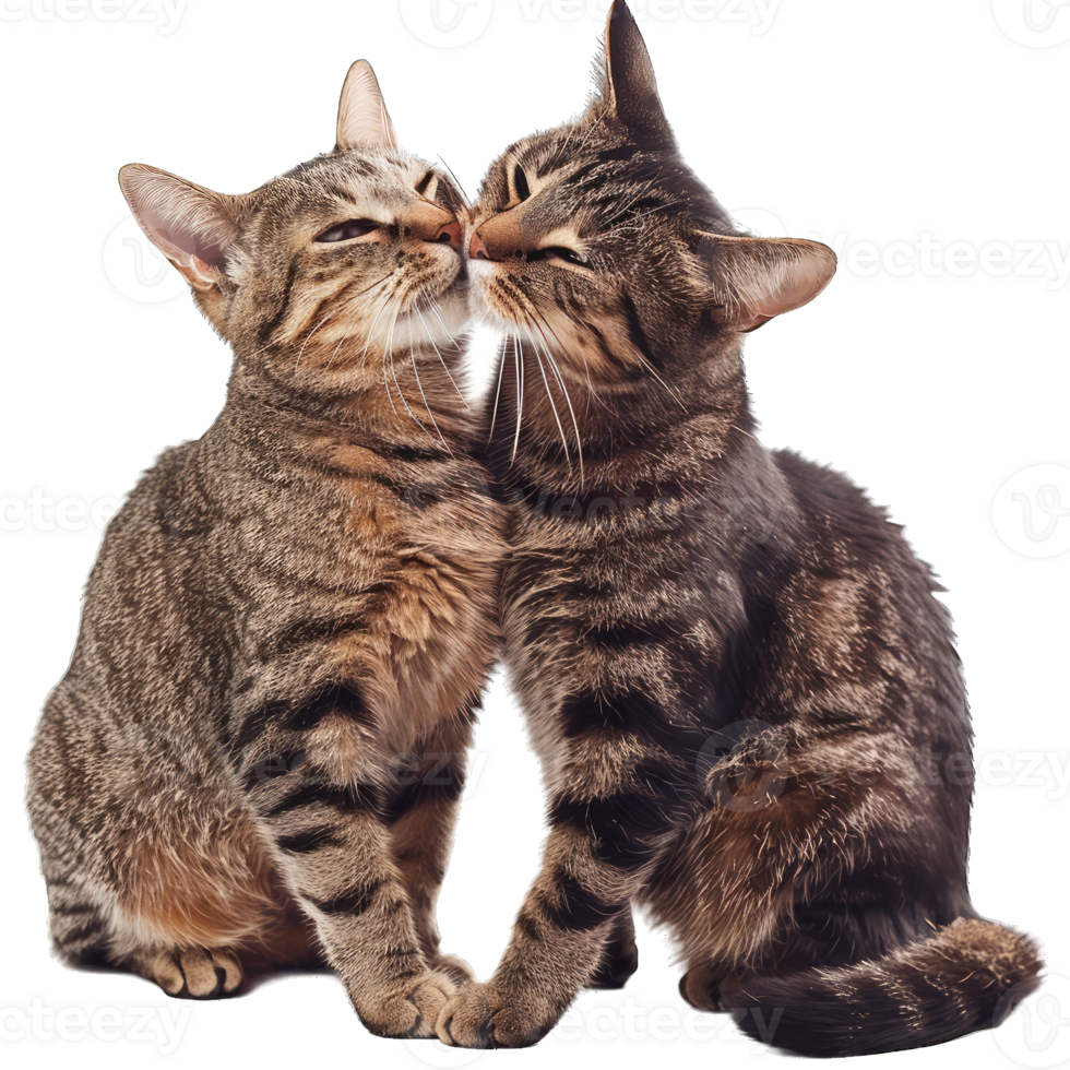 Cute Fluffy Cats playing png