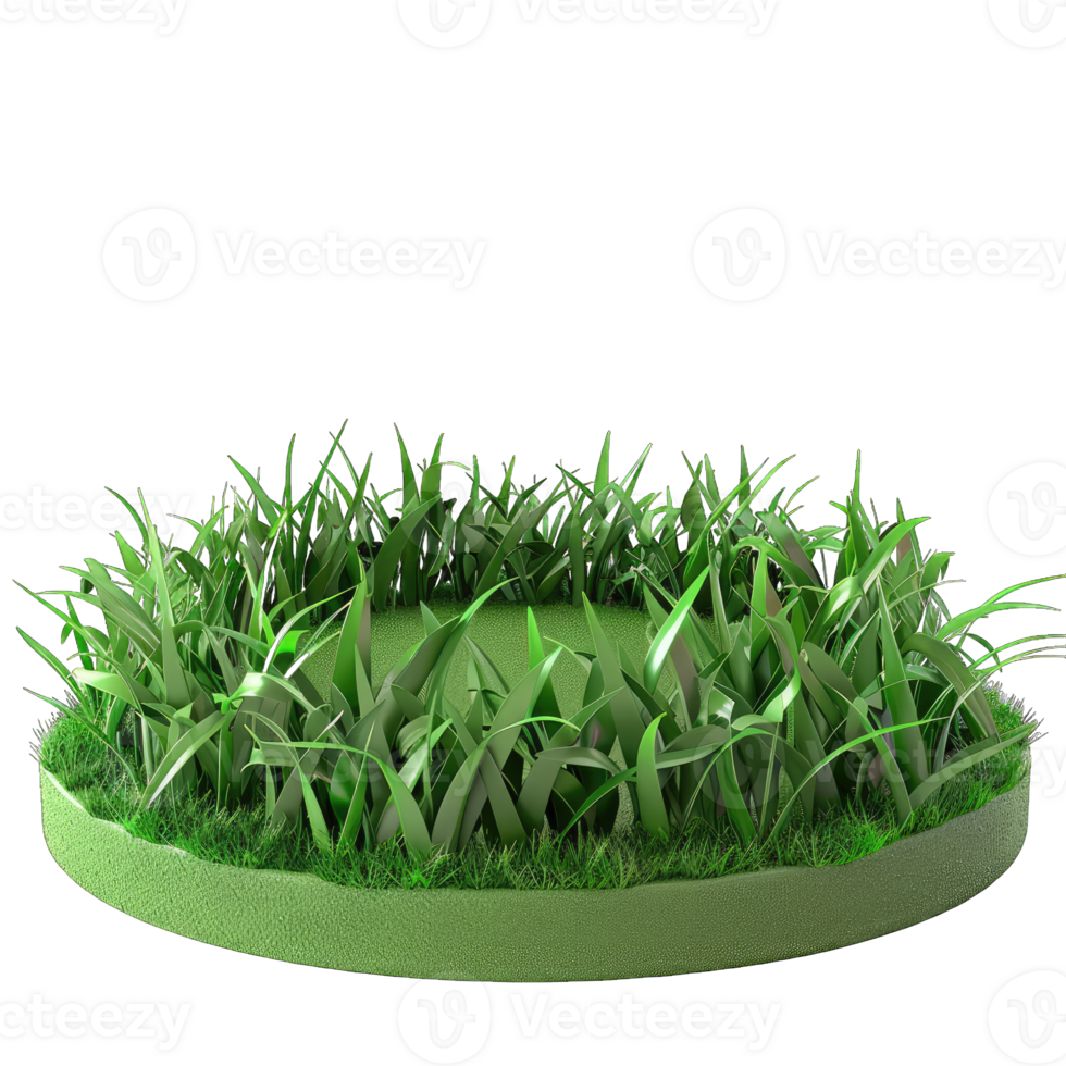 Circular Grass Podium png