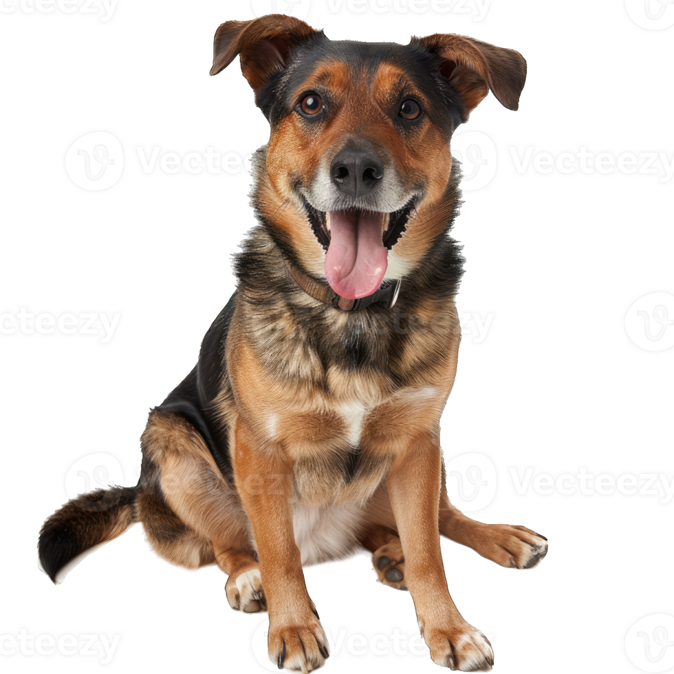 Cute dog and puppies png
