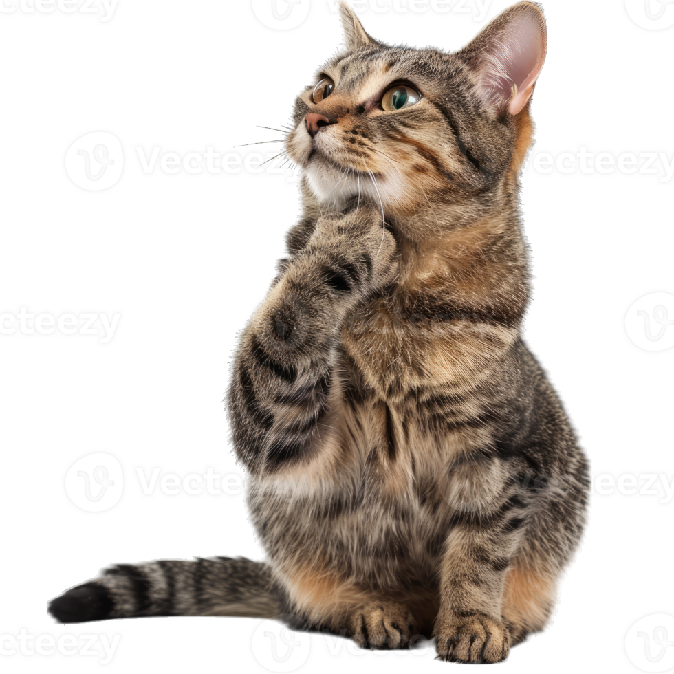 Hairy Fluffy Cat Playing png