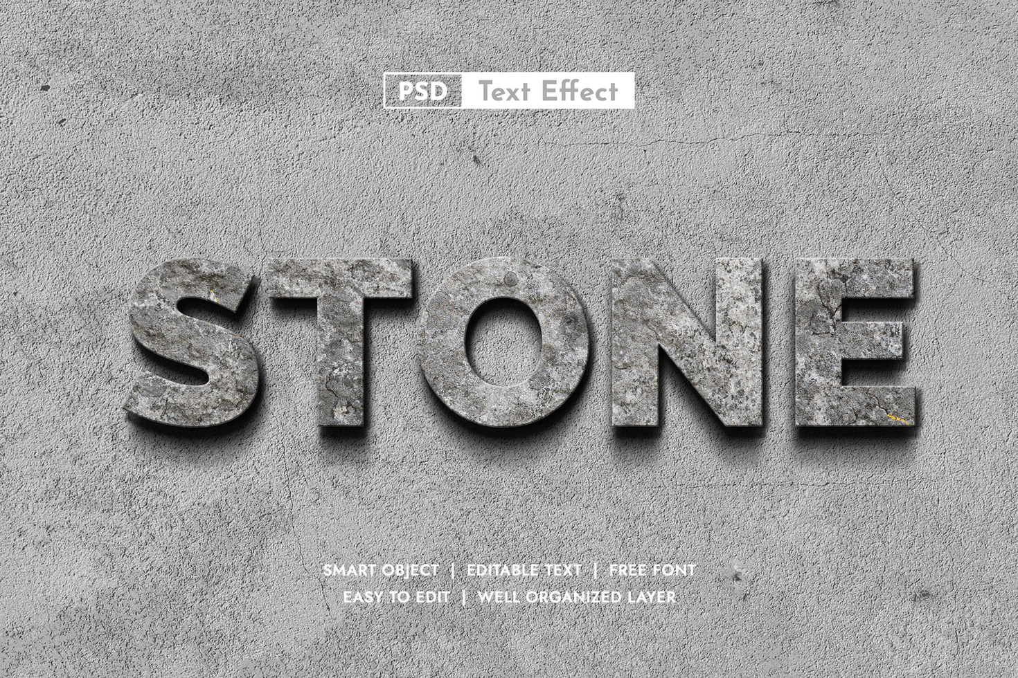 Editable Smart Object Layer Style Text Effect psd
