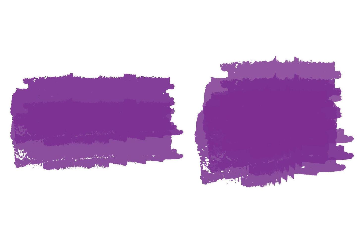 Purple highlight brush strokes design element vector