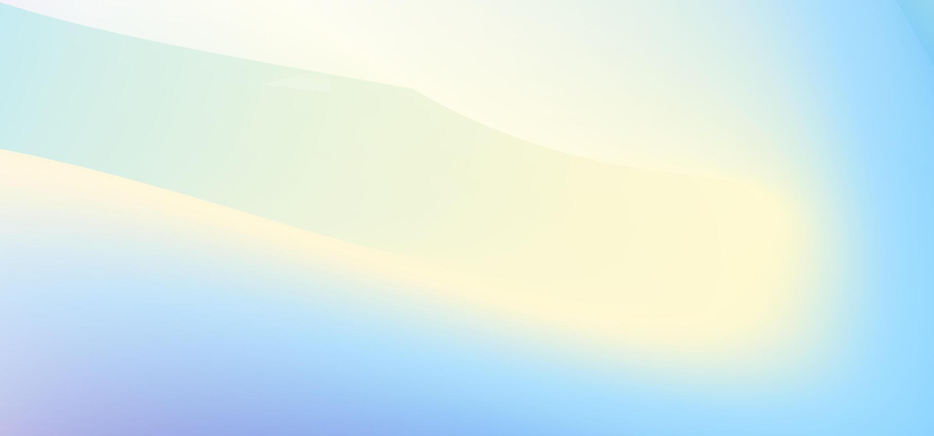 Refreshing Summer Abstract Background. Sky blue and cream gradient mesh background. Sky gradation backdrop. Beautiful abstraction artwork. Illustration. vector