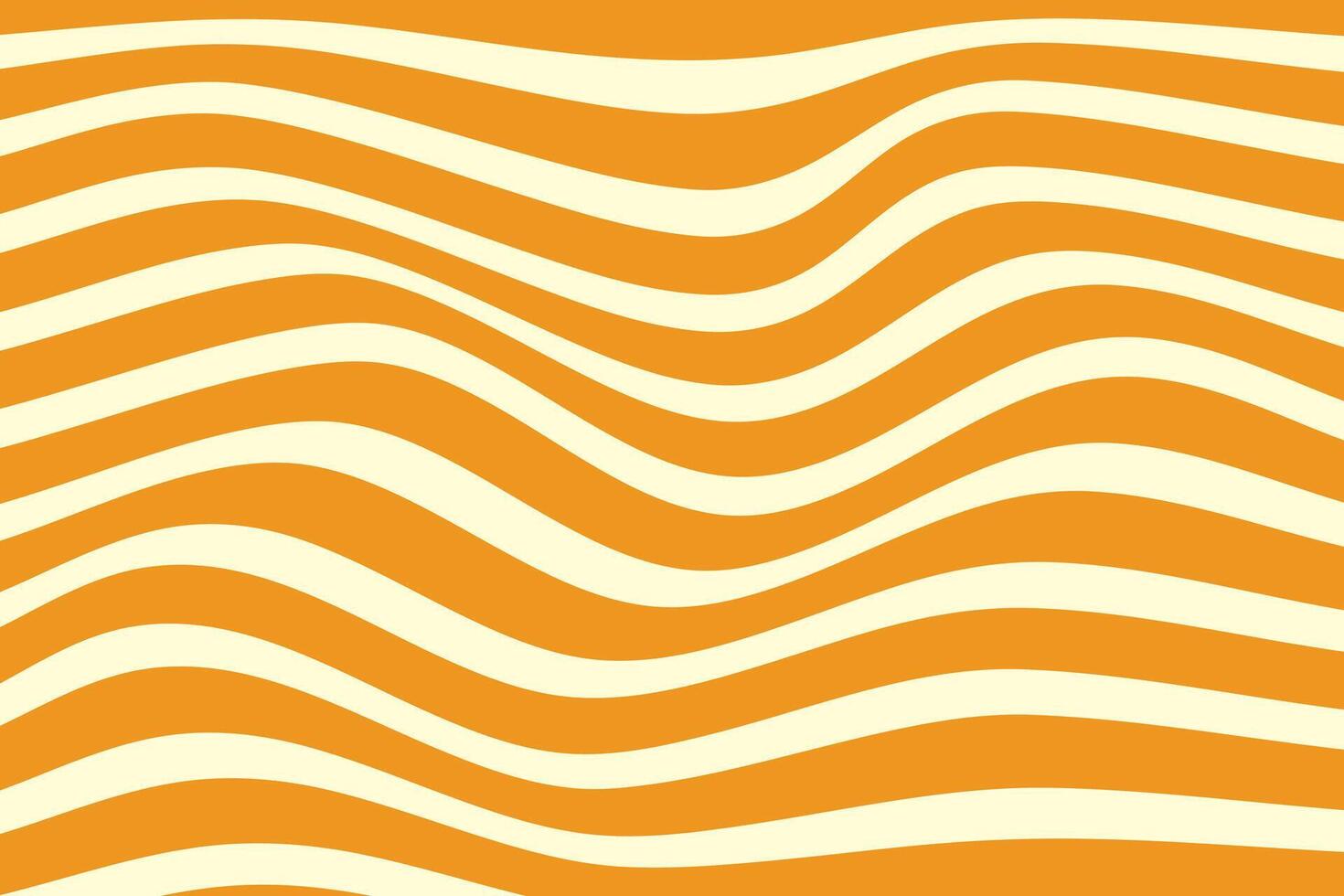 simple abstract lemonade color horizontal line wavy pattern on orange color background yellow lines on a yellow background vector