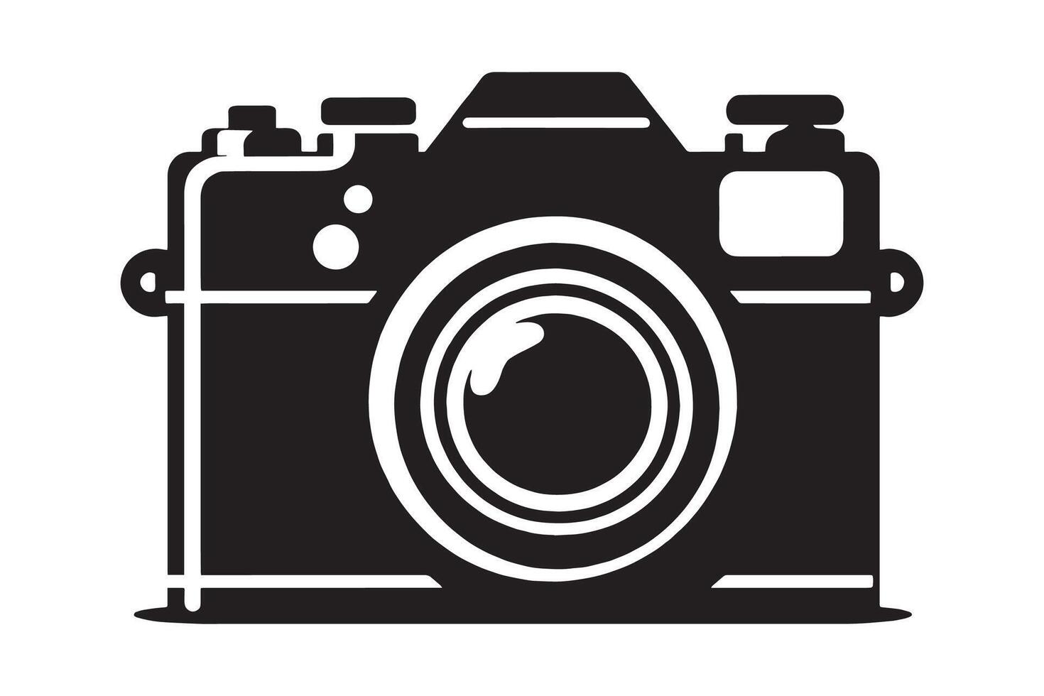 Camera Icon silhouette Illustration Artwork vector