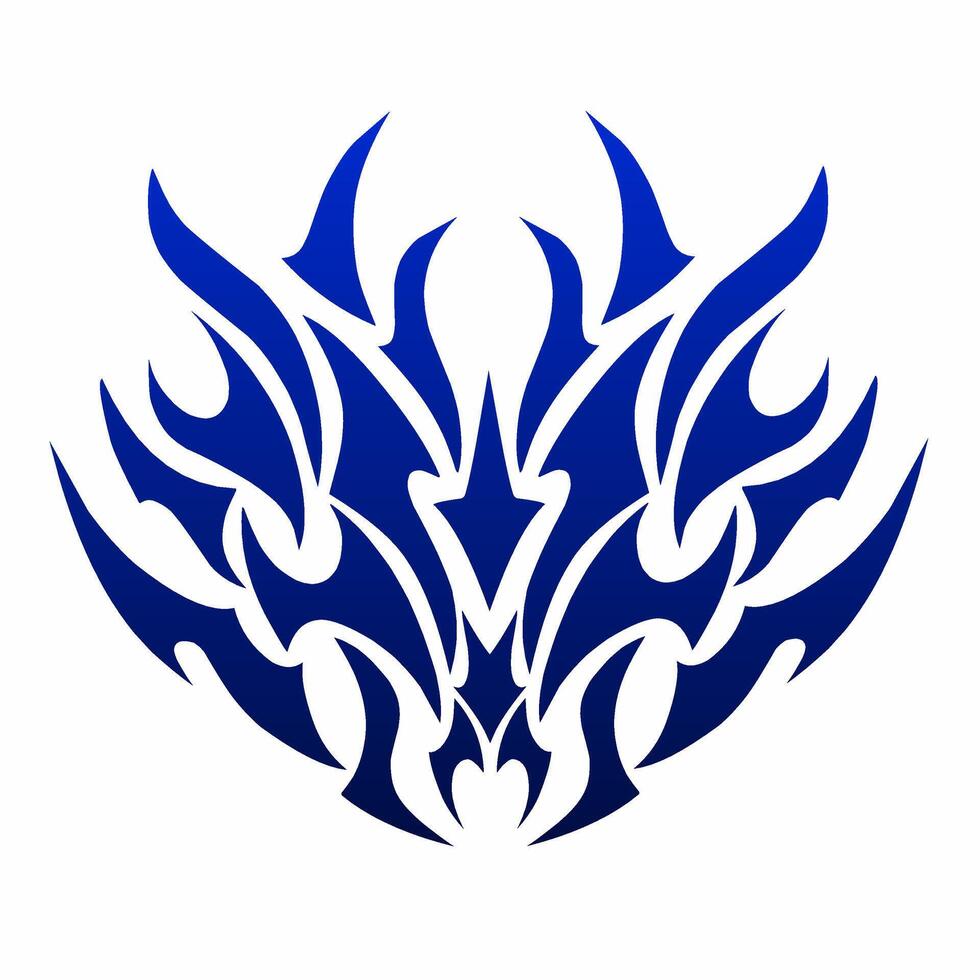 illustration graphic of tribal art abstract design ornament tattoo vector