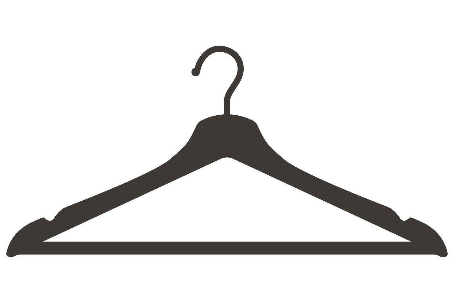 Hanger flat icon isolated on white background. vector