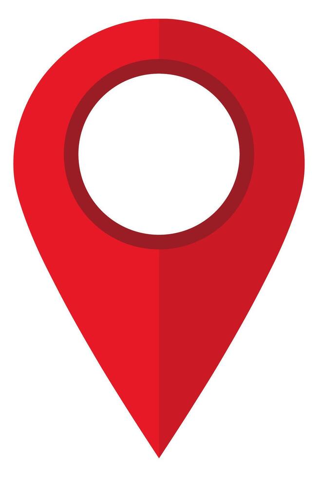 Icons location isolated on white background. vector