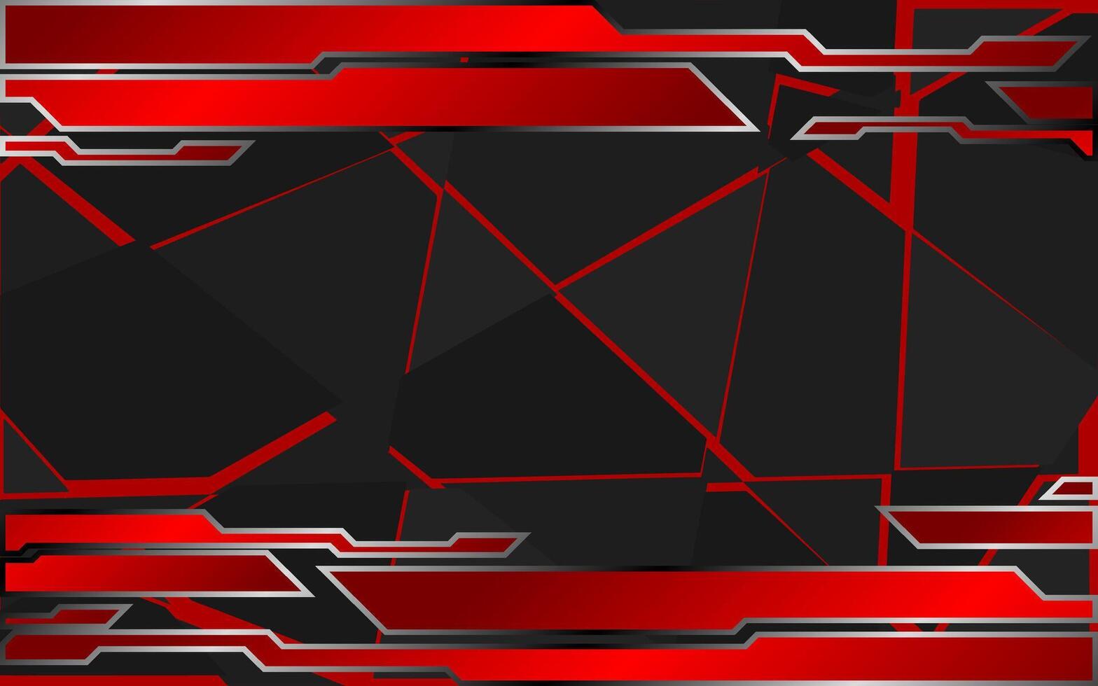 Black and red abstract background vector