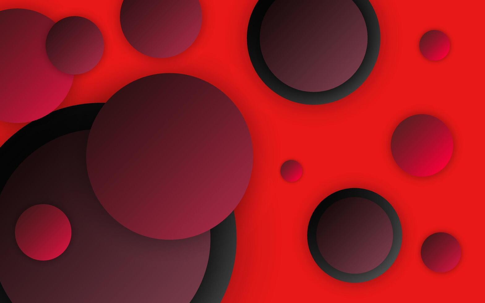 Red circle background vector