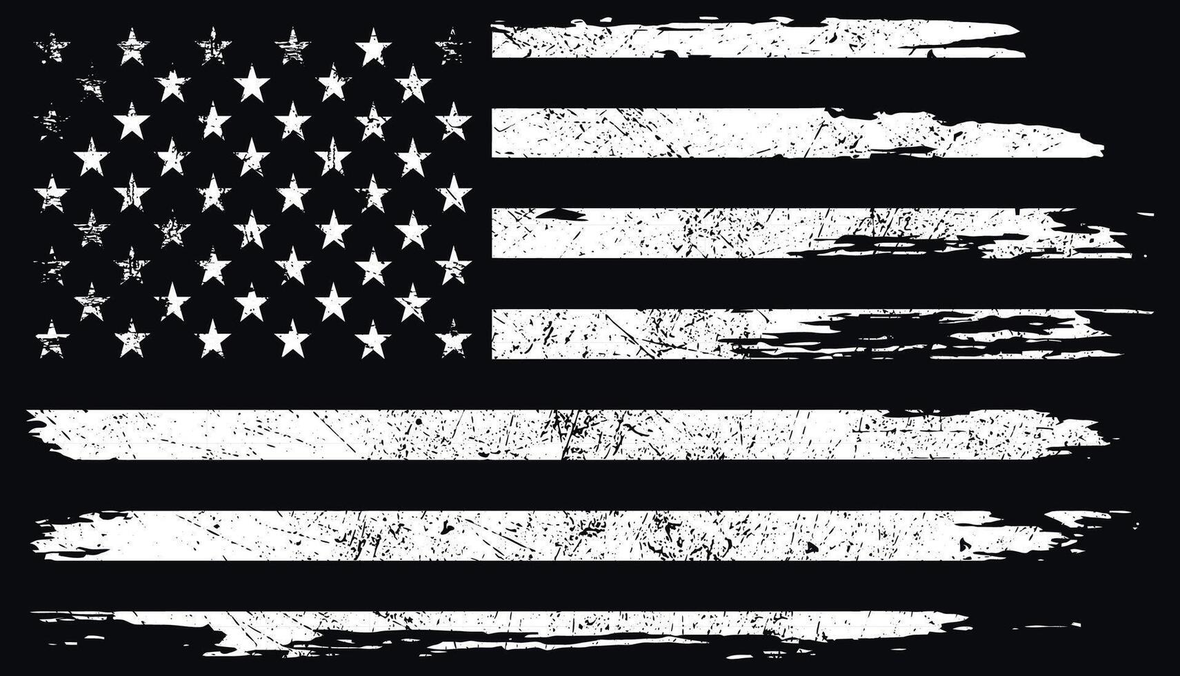 USA Distressed Flag Design vector